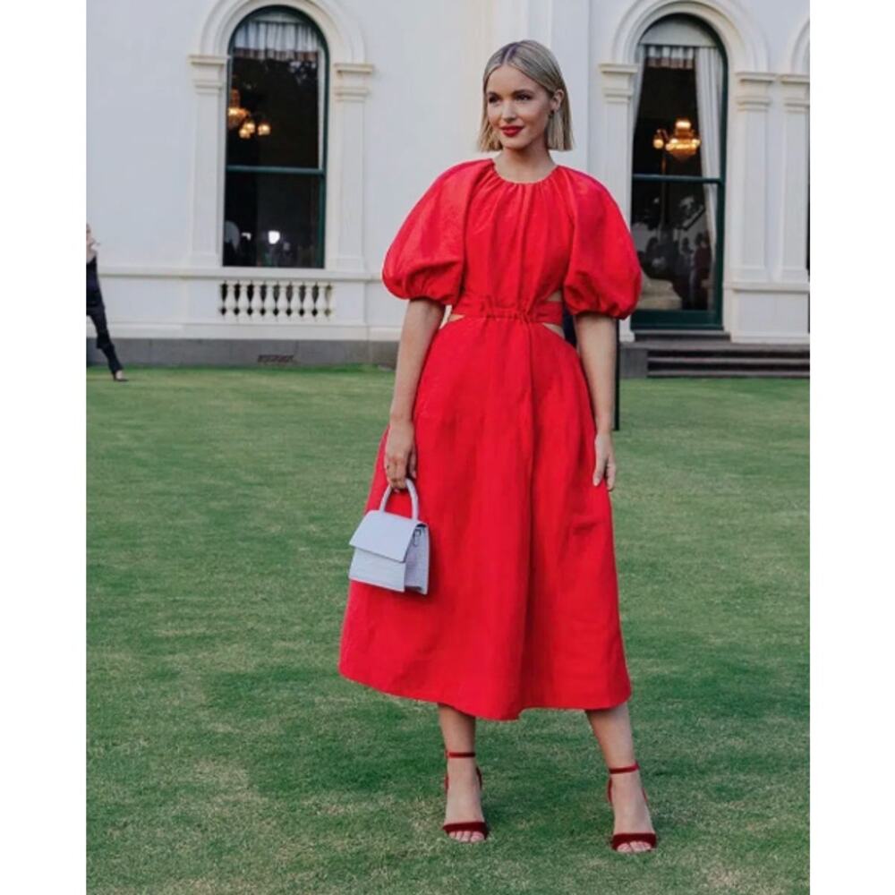 Aje. Mimosa Cutout Midi Dress - Picture 4 of 13